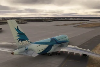 FlyByWire enthüllt die Fortschritte seines Airbus A380 für MSFS