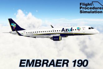 Embraer E190 Flight Procedures Simulation X-Plane 12