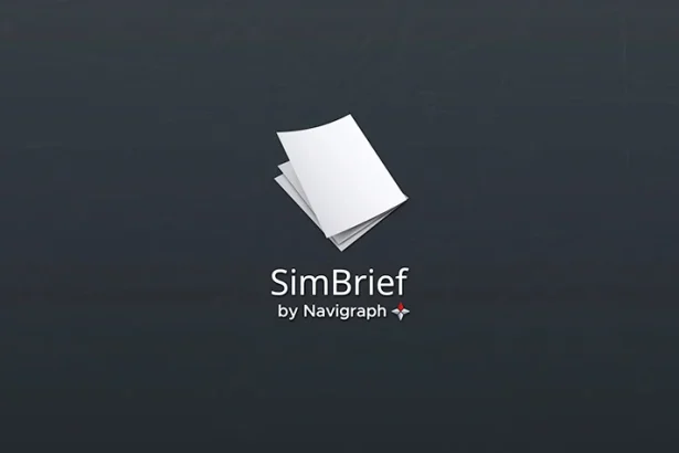 Logo SimBrief by Navigraph, outil de planification de vol pour simulateurs