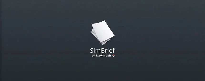 Logo SimBrief by Navigraph, outil de planification de vol pour simulateurs
