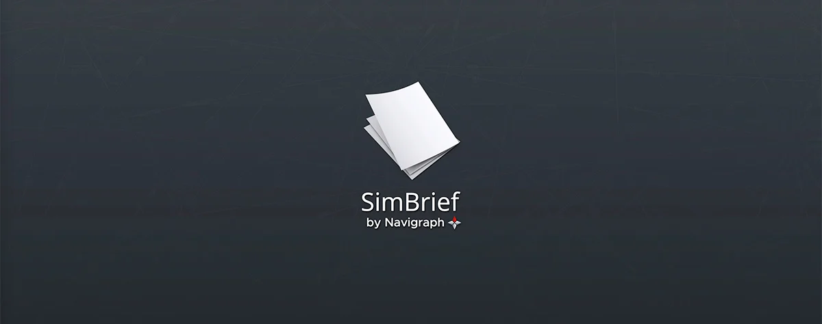 Logo SimBrief by Navigraph, outil de planification de vol pour simulateurs