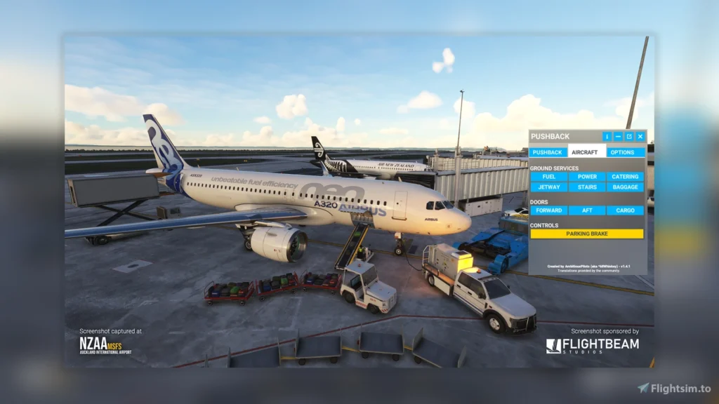 Toolbar Pushback