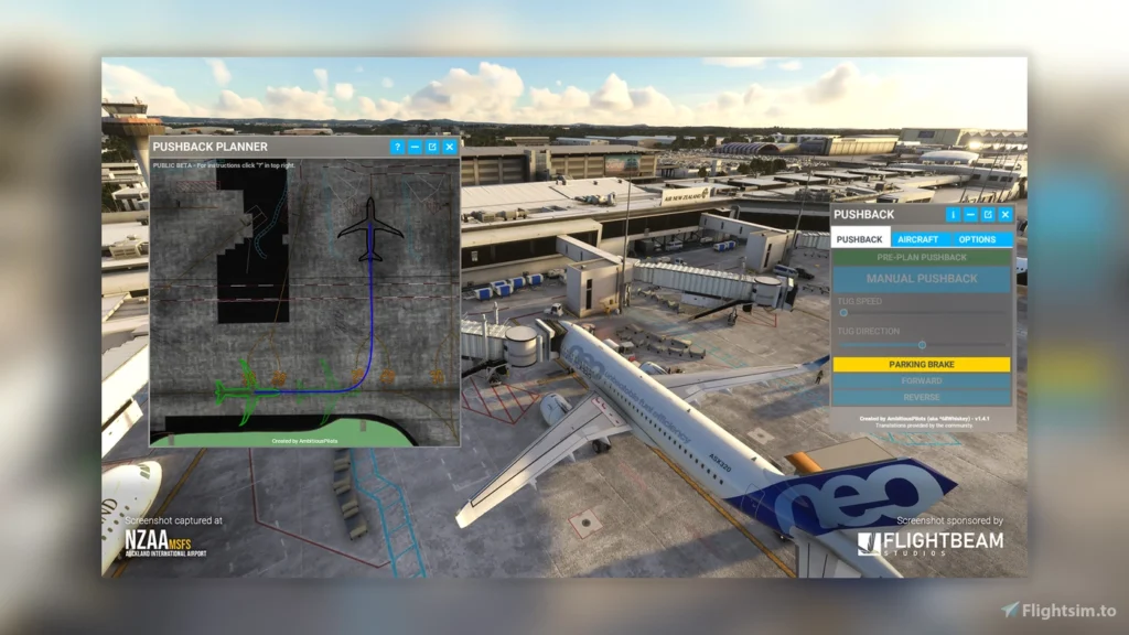 Toolbar Pushback