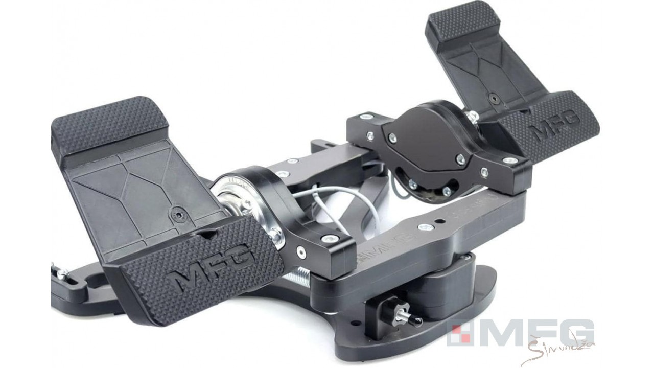 Palonnier MFG Crosswind V3 à capteurs Hall pour simulateur de vol