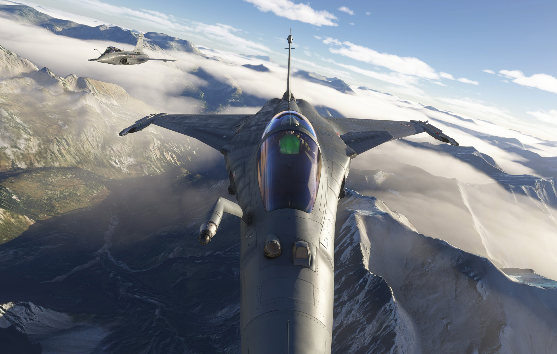 rafale msfs azurpoly en formation
