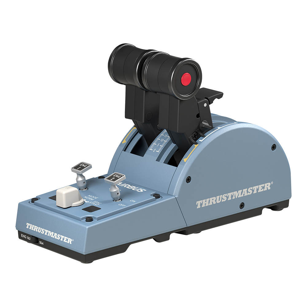 Thrustmaster TCA Quadrant Airbus Edition, manette des gaz deux moteurs A320 pour PC