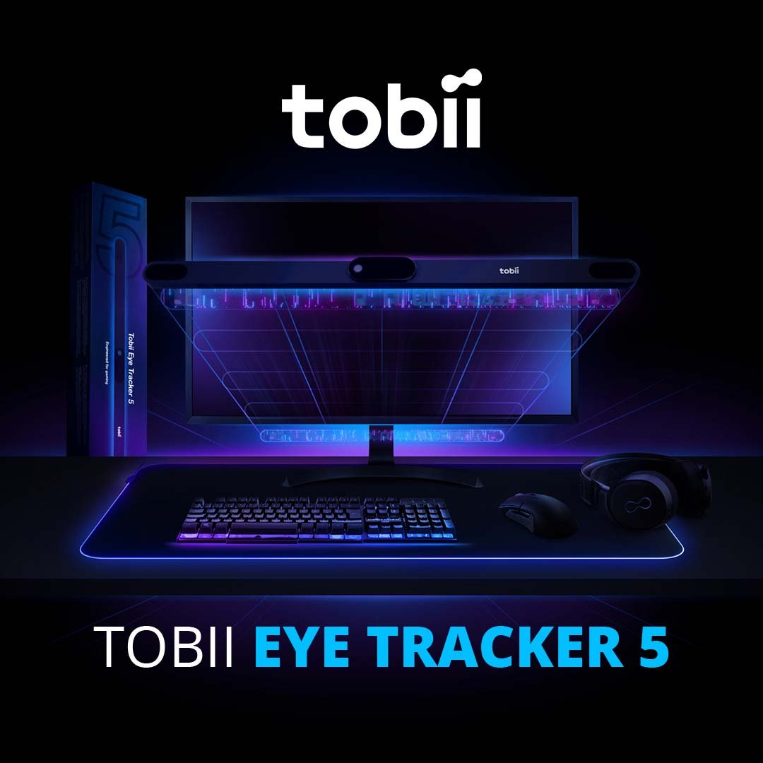 Tobii Eye Tracker 5, barre de suivi oculaire pour la simulation