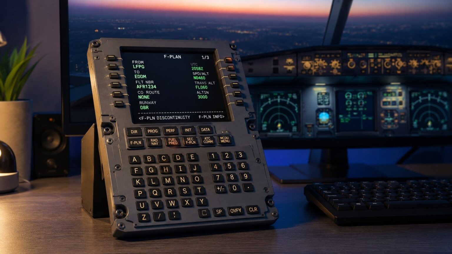 winwing mcdu airbus msfs