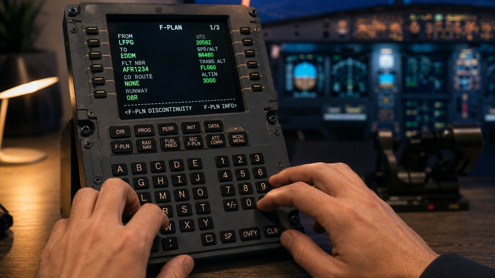 winwing mcdu airbus msfs